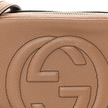 Gucci Pebbled Calfskin Small Soho Disco Bag Camelia 7 of 10