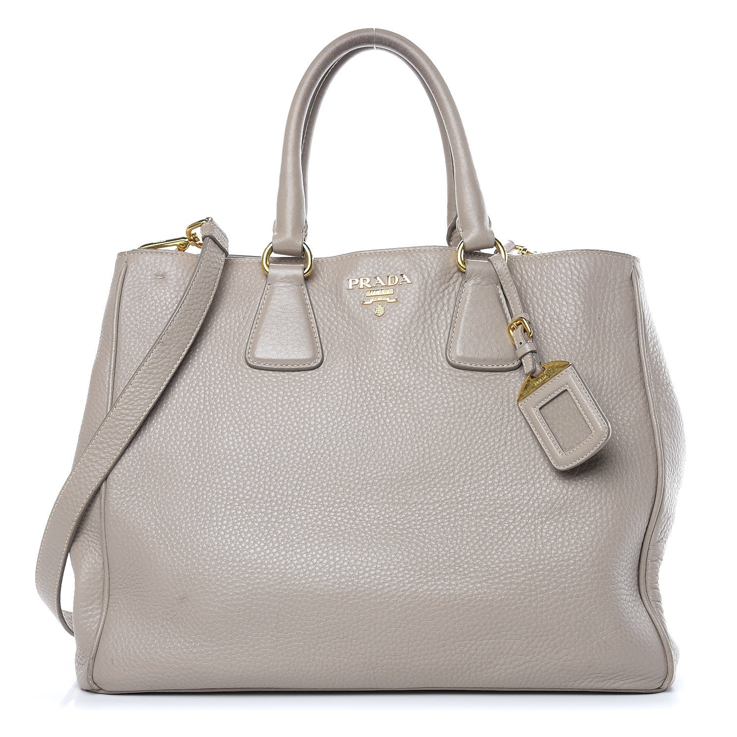 Prada Vitello Daino Tote Argilla 1 of 22