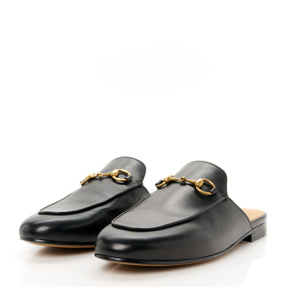 Gucci Calfskin Womens Princetown Slippers 37 Black 4 of 9