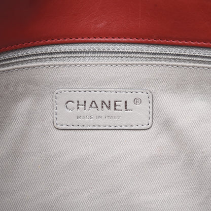 Chanel Aged Calfskin Embossed Logo Quilted 2.55 Reissue 227 Flap Red 6 of 16