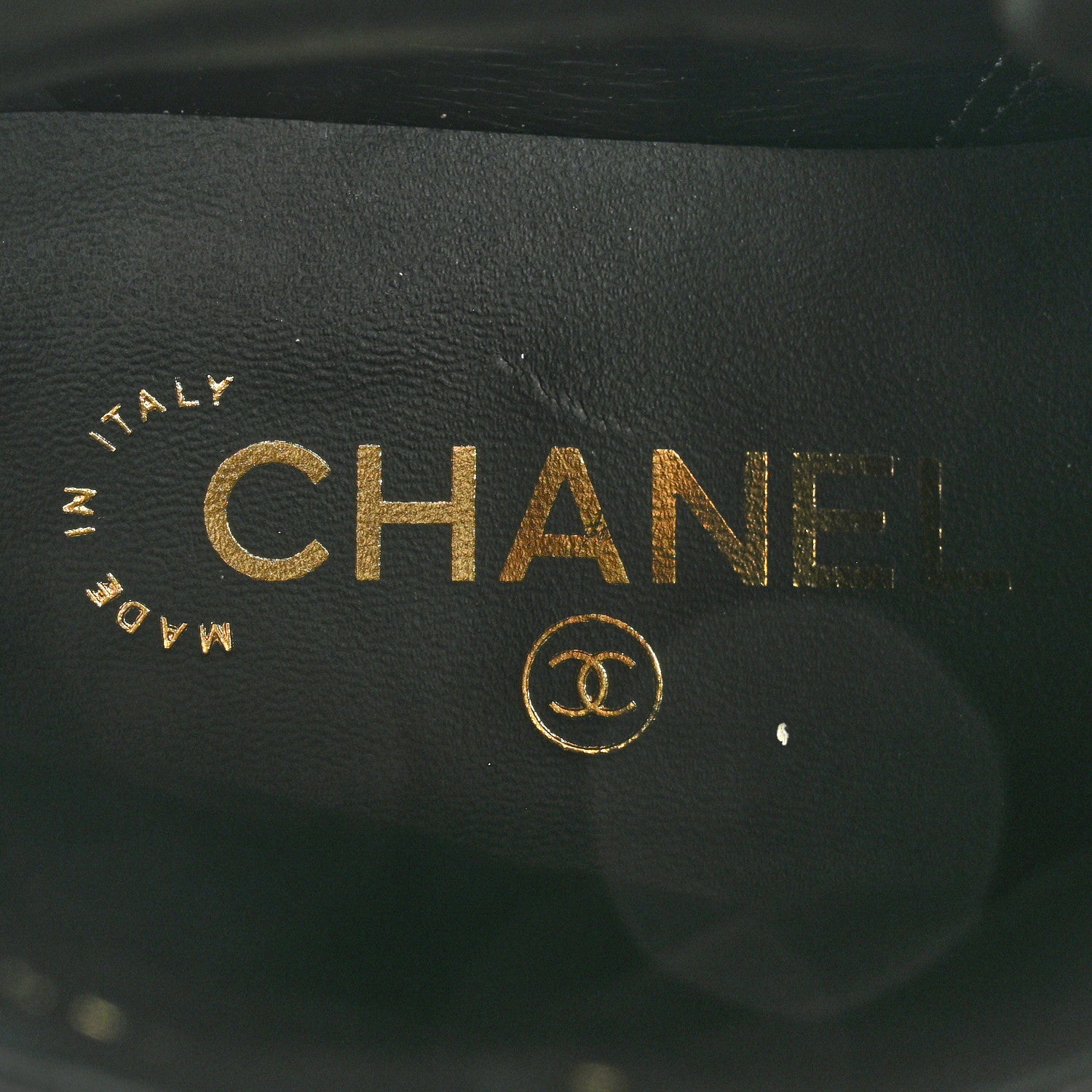 Chanel Shiny Calfskin Quilted Lace Up Combat Boots 36 Black 7 of 9