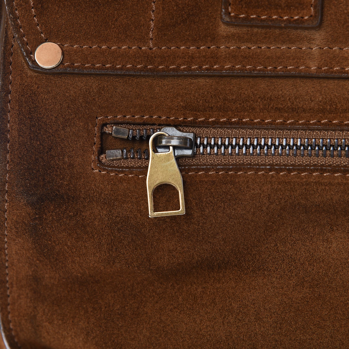 Suede Large PS1 Satchel Tobacco
