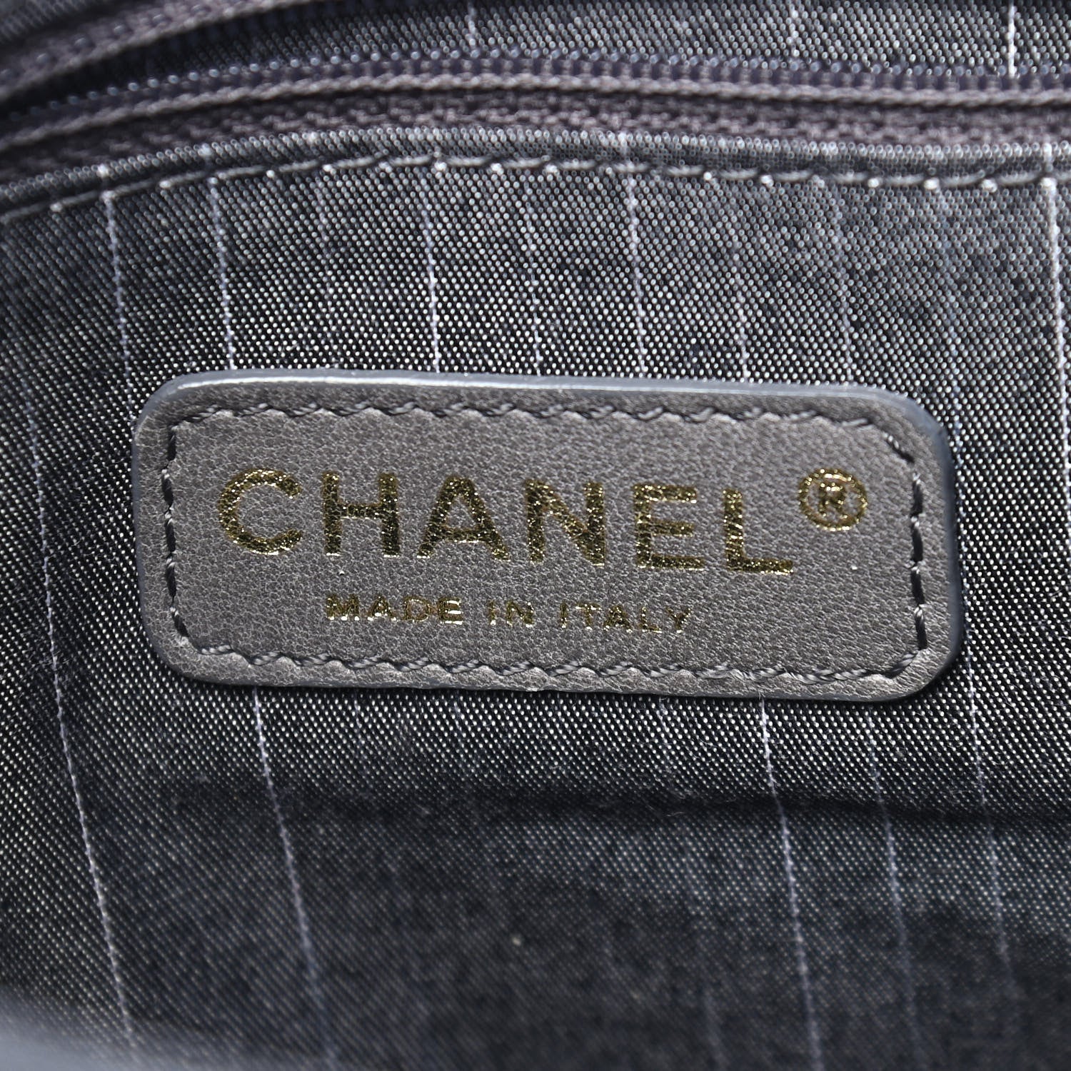 Chanel Patent Embroidered Clutch With Chain Black Gold 6 of 9