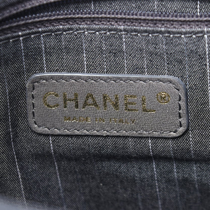 Chanel Patent Embroidered Clutch With Chain Black Gold 6 of 9
