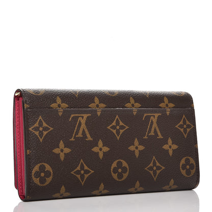 Louis Vuitton Monogram 2015 Christmas Animation Sarah Wallet Hibiscus 3 of 9