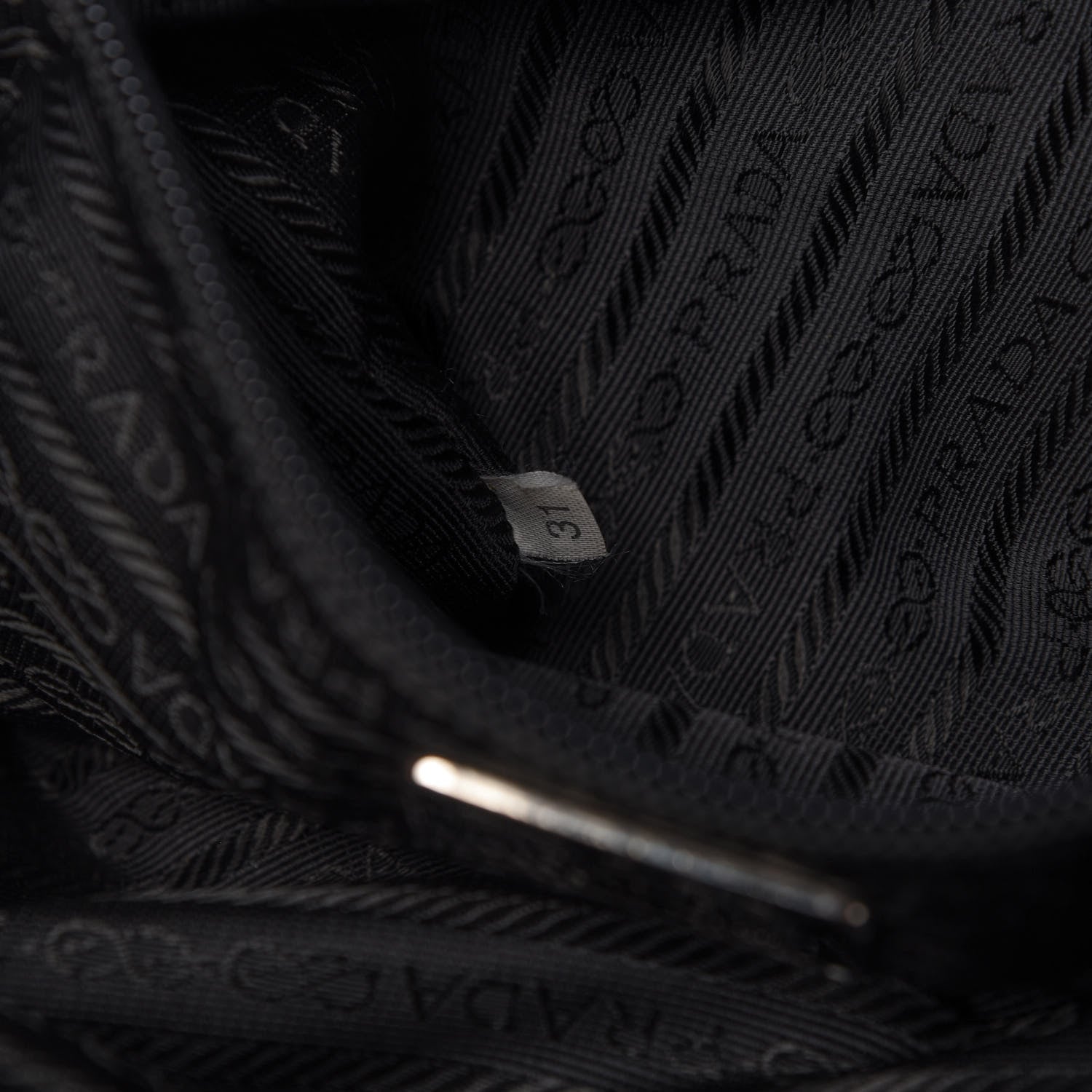 Prada Tessuto Nylon Sport Semitracolla Shoulder Bag Black 9 of 10