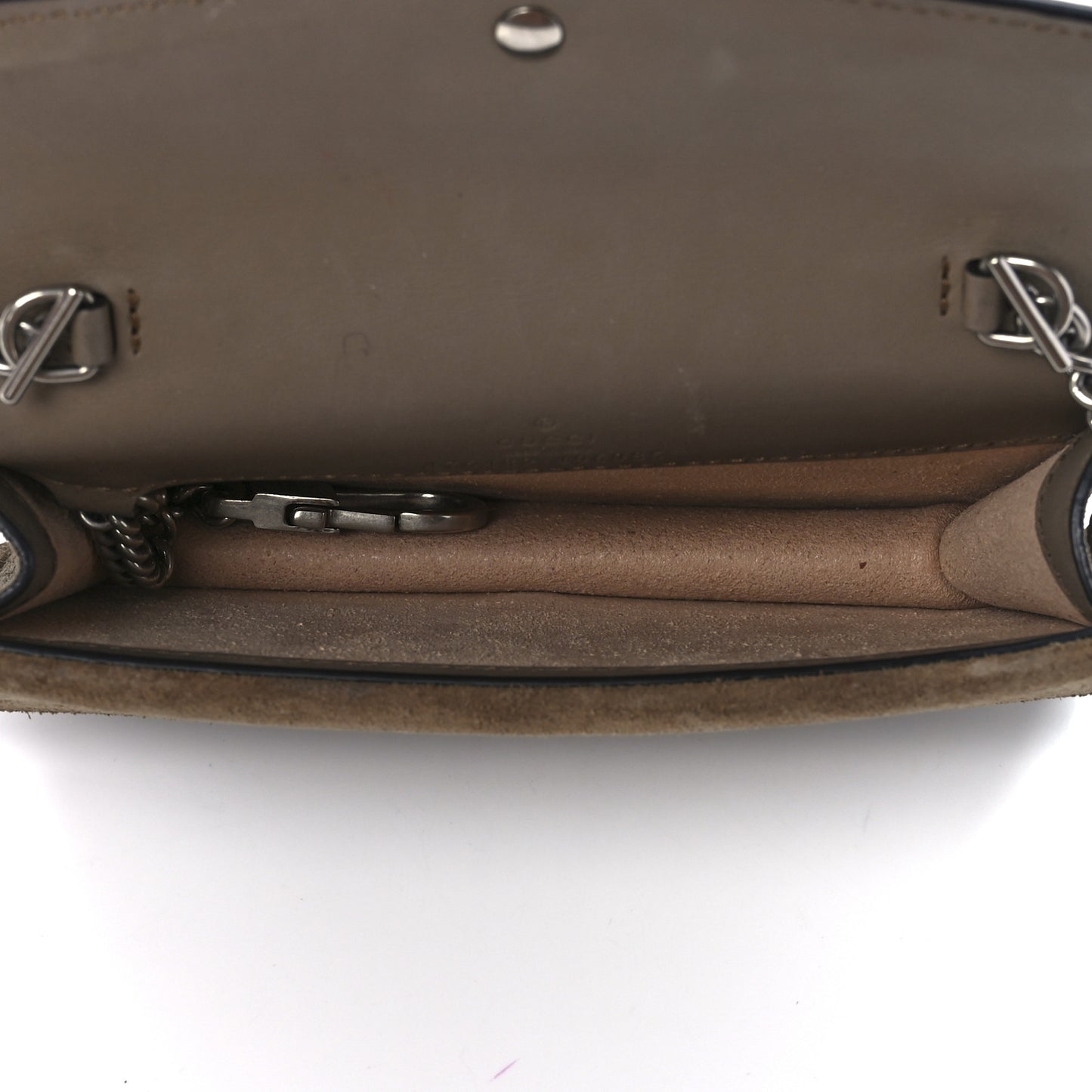 GG Supreme Monogram Super Mini Dionysus Shoulder Bag Taupe