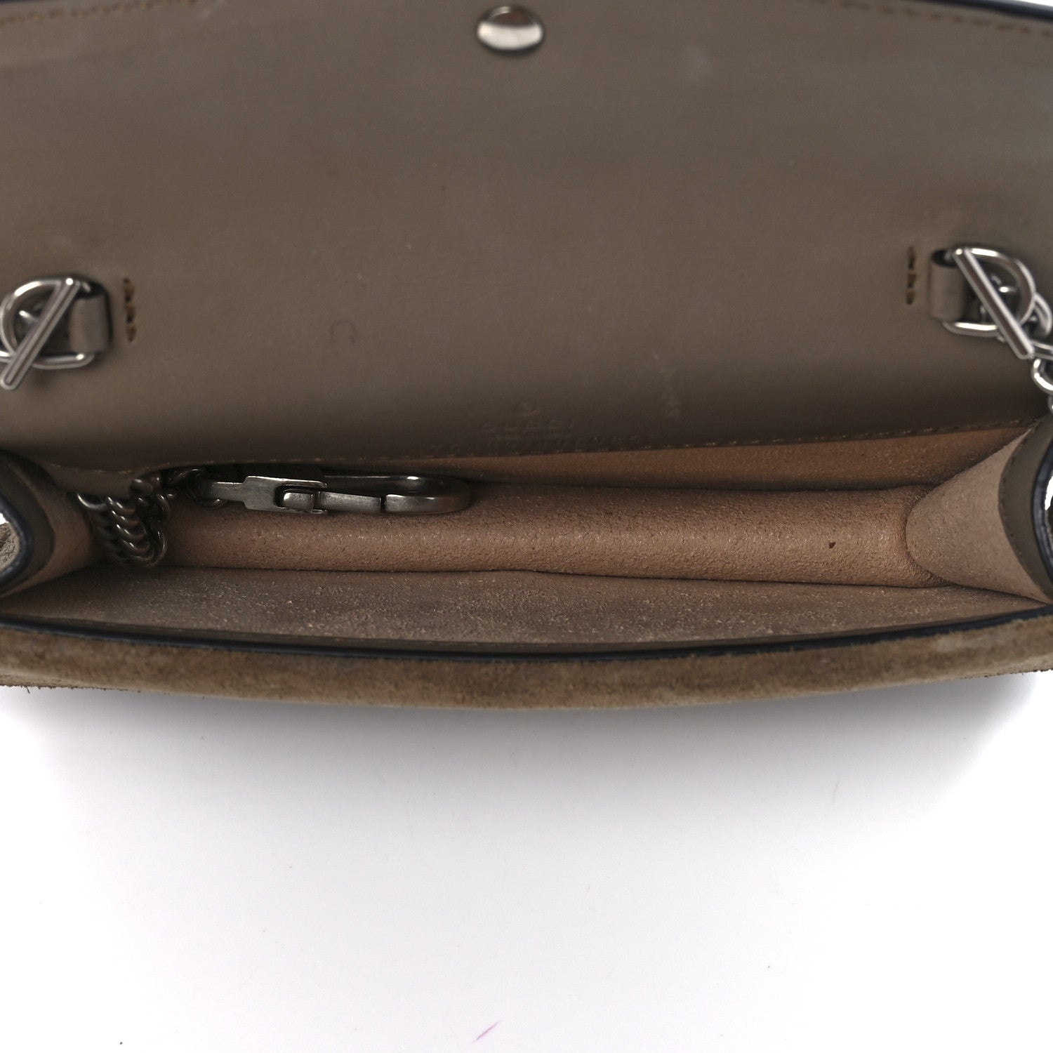 Gucci GG Supreme Monogram Super Mini Dionysus Shoulder Bag Taupe 5 of 10