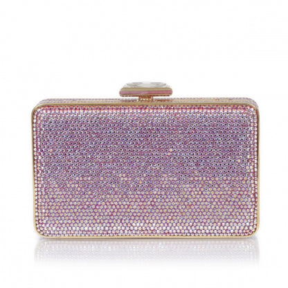 Judith Leiber Swarovski Crystal Clutch Pink 1 of 9