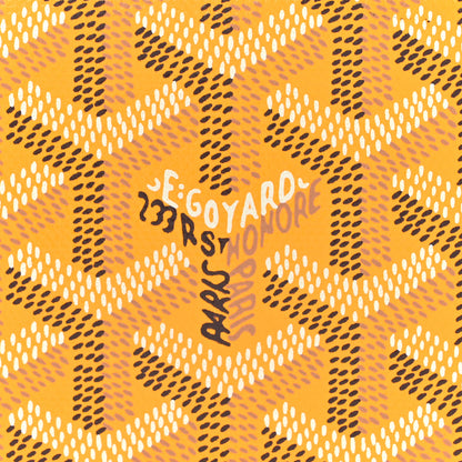 Goyard Goyardine Plumet Wallet Clutch Yellow 7 of 9