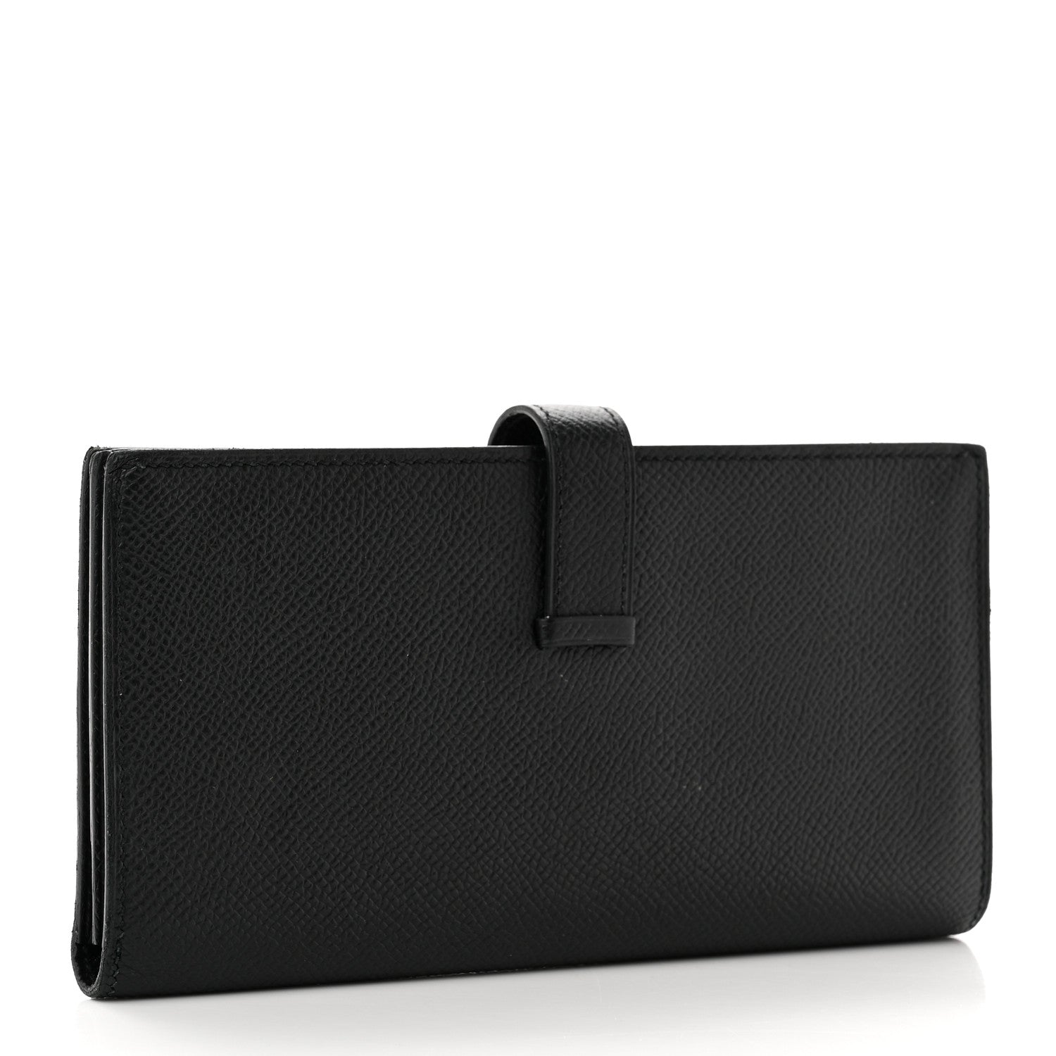 Hermes Epsom Bearn Gusset Wallet Black 3 of 11