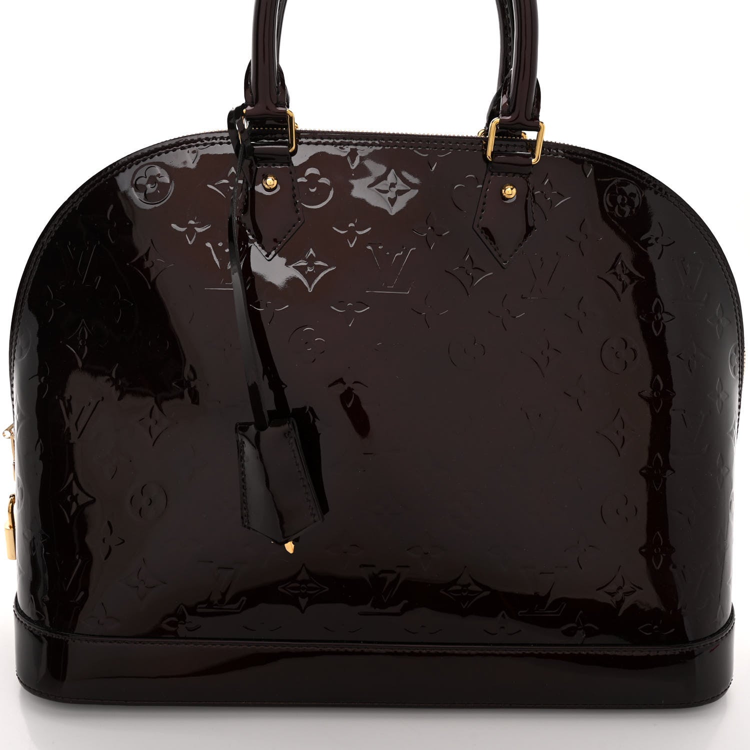 Louis Vuitton LOUIS VUITTON Vernis Alma GM Amarante 9 of 9