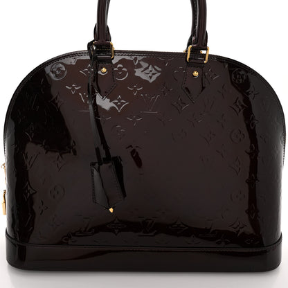Louis Vuitton LOUIS VUITTON Vernis Alma GM Amarante 9 of 9