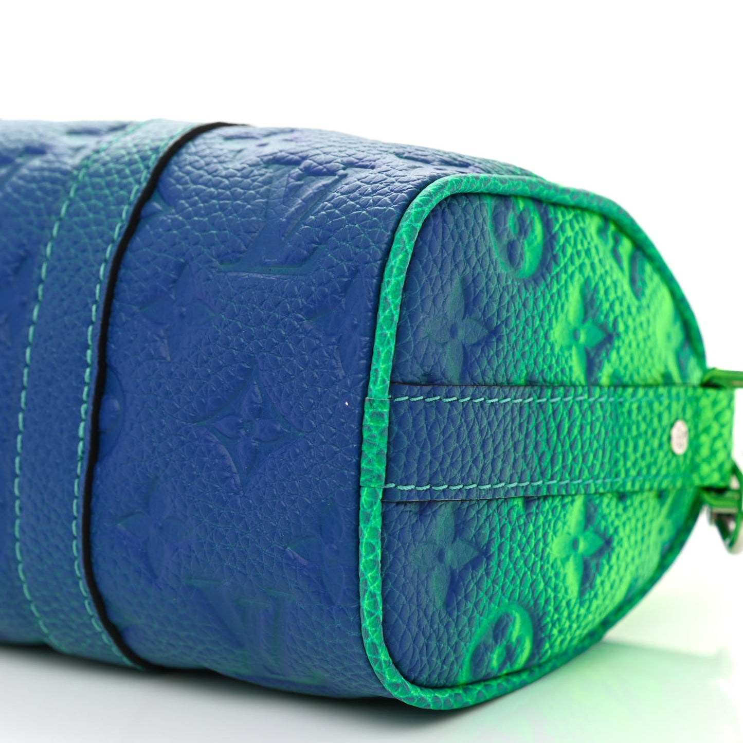 Taurillon Illusion Keepall XS Bleu Vert