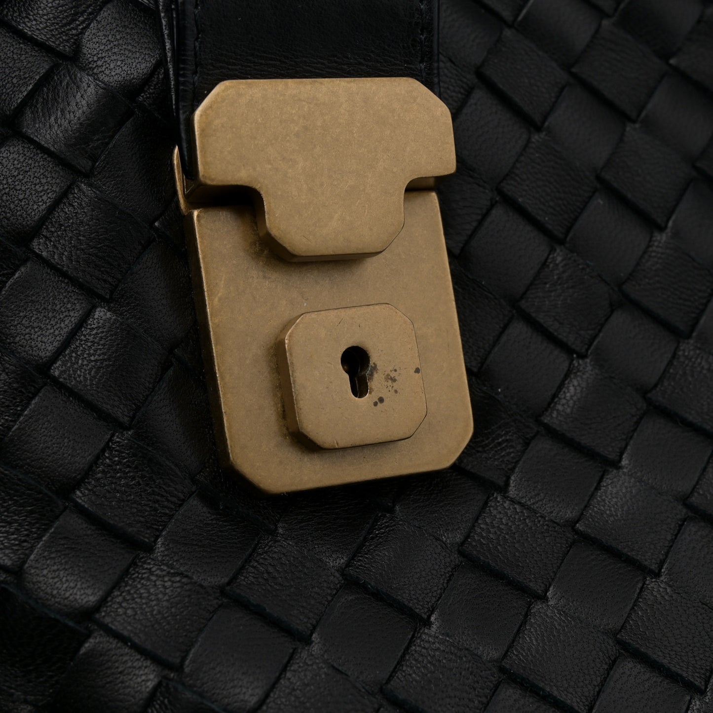 Nappa Intrecciato Large Capri Tote Ebano
