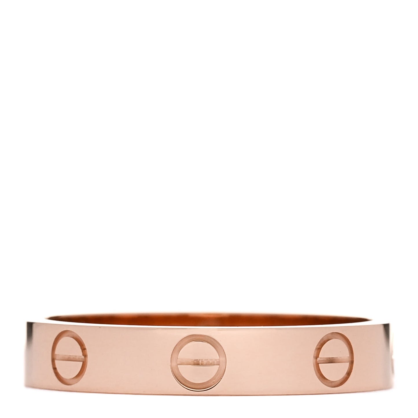 18K Pink Gold 3.5mm LOVE Wedding Band Ring 56 7.75