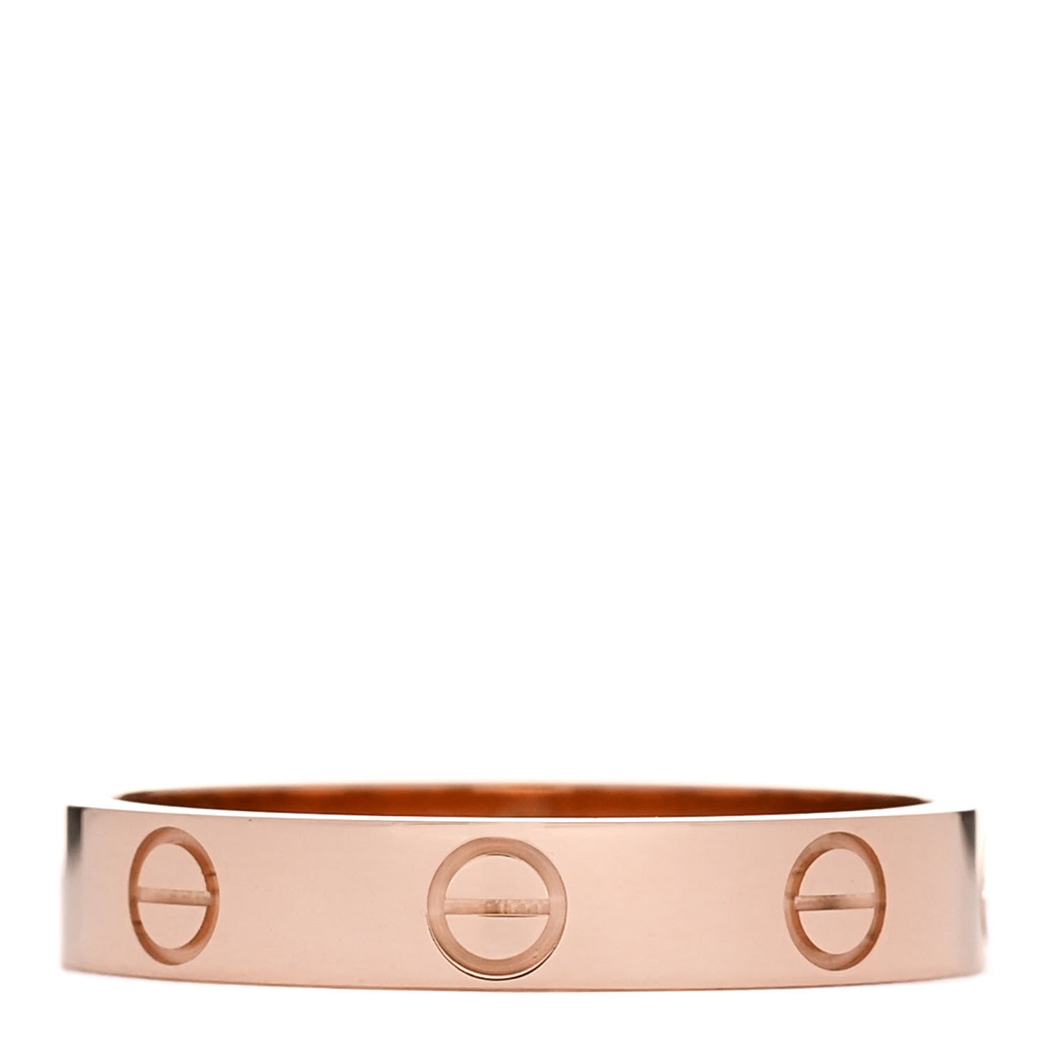 Cartier 18K Pink Gold 3.5mm LOVE Wedding Band Ring 56 7.75 1 of 5
