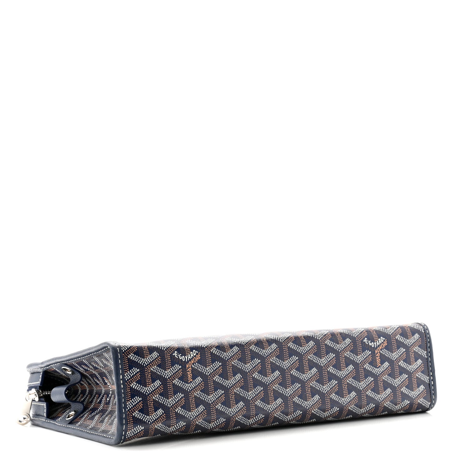 Goyard Goyardine Jouvence GM Toiletry Pouch Navy 4 of 6
