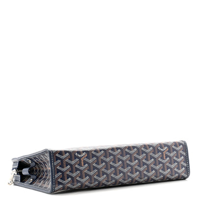 Goyard Goyardine Jouvence GM Toiletry Pouch Navy 4 of 6