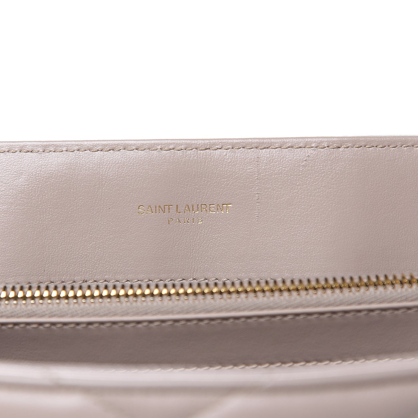 Calfskin Y Quilted Monogram Medium Loulou Chain Satchel Light Natural