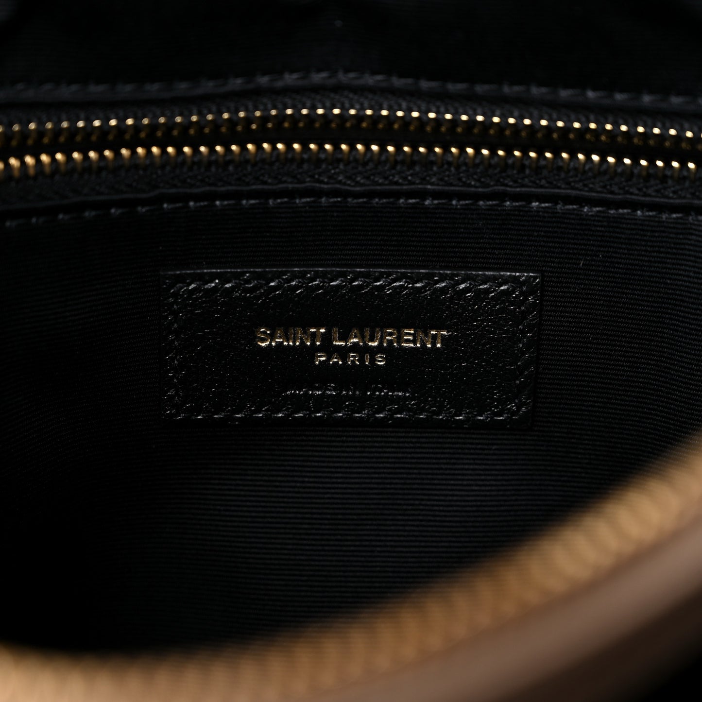 Calfskin Y Quilted Monogram Medium Loulou Chain Satchel Dark Beige