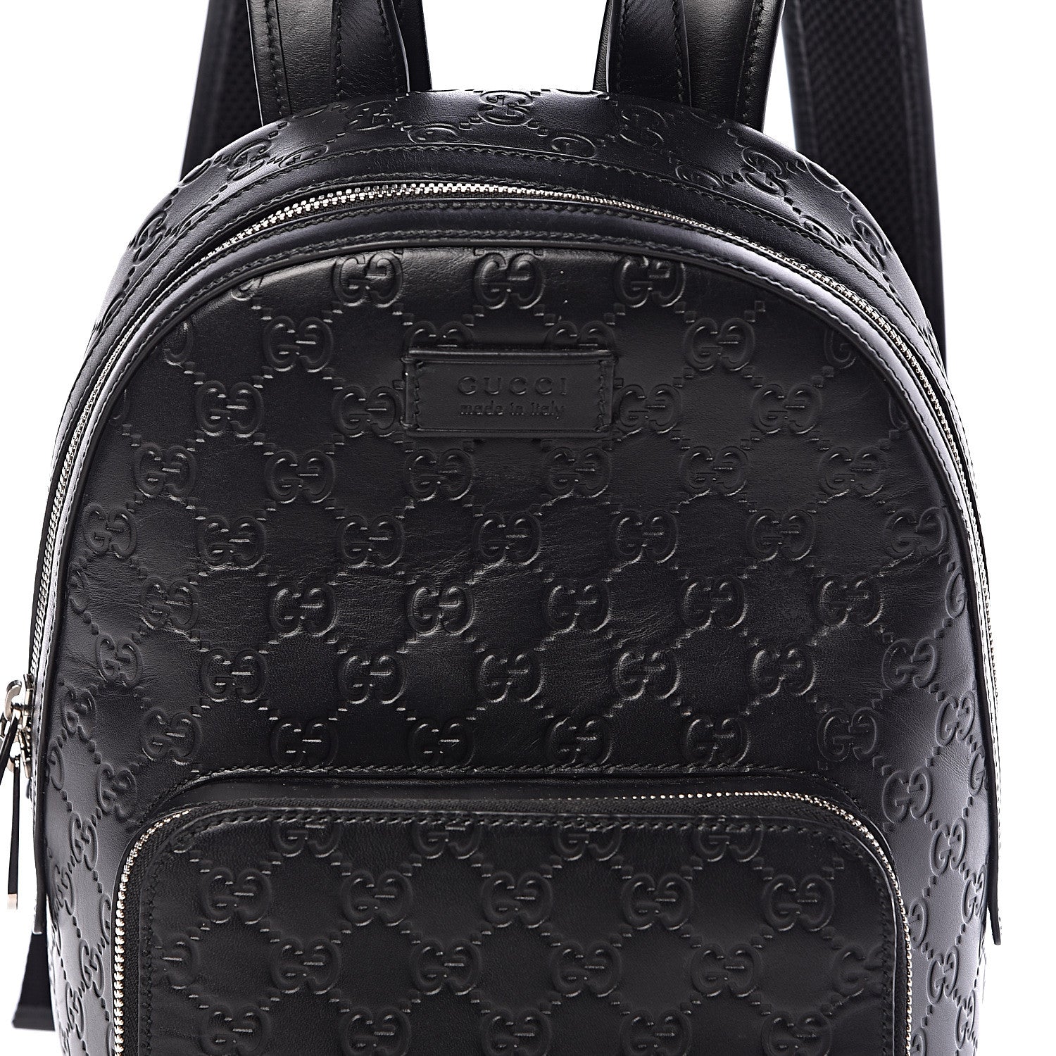 Gucci Guccissima Signature Small Day Backpack Black 7 of 9