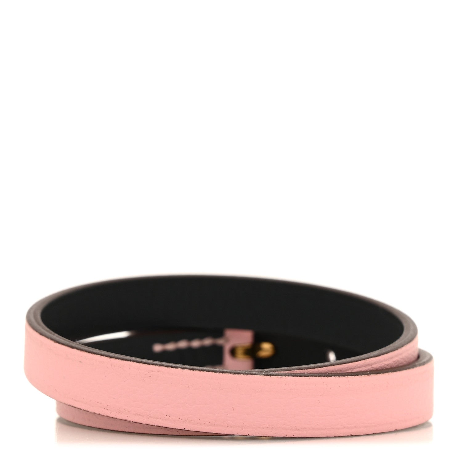 Hermes Swift Behapi Double Tour Bracelet T3 Mauve Pale 4 of 12