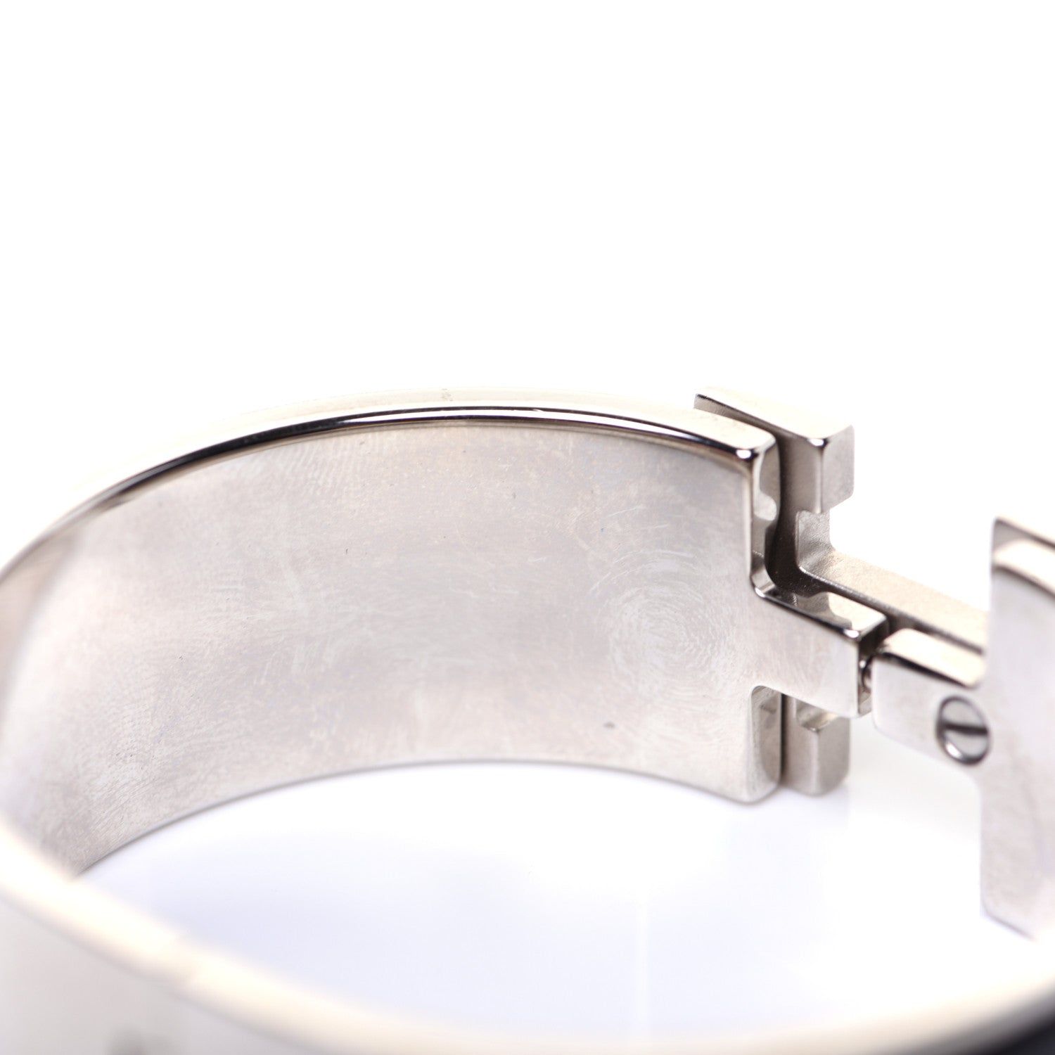 Hermes Enamel Wide Clic Clac H Bracelet PM Black 7 of 7