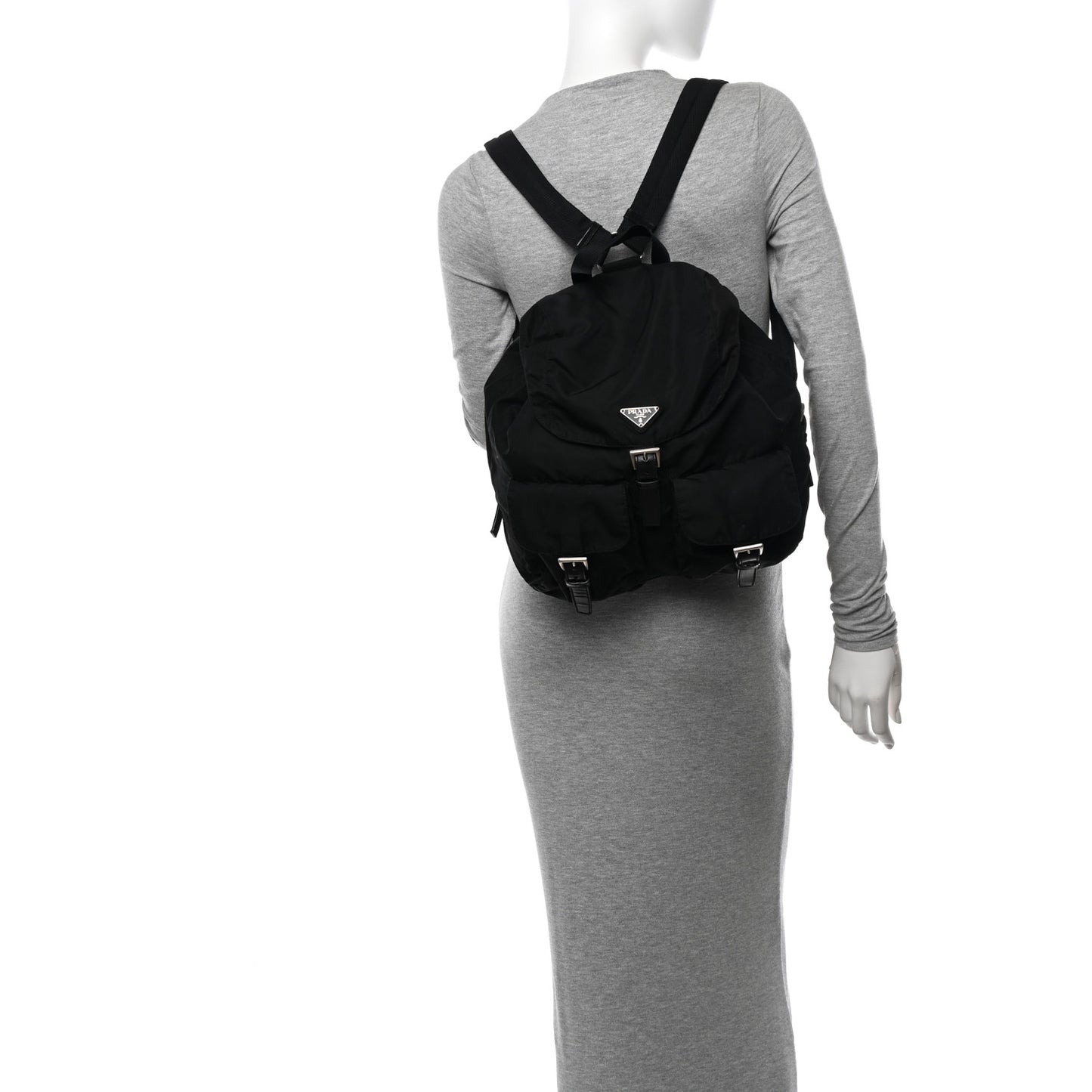 Tessuto Nylon Vela Backpack Black