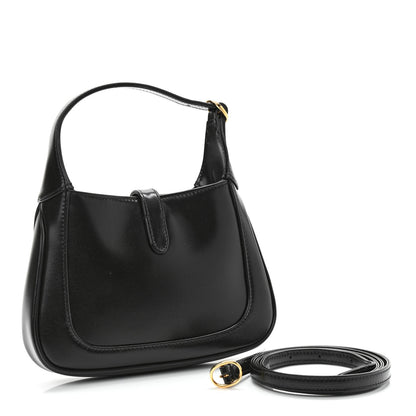 Gucci Boarded Dyana Lux Calfskin Mini Jackie 1961 Hobo Black 2 of 13