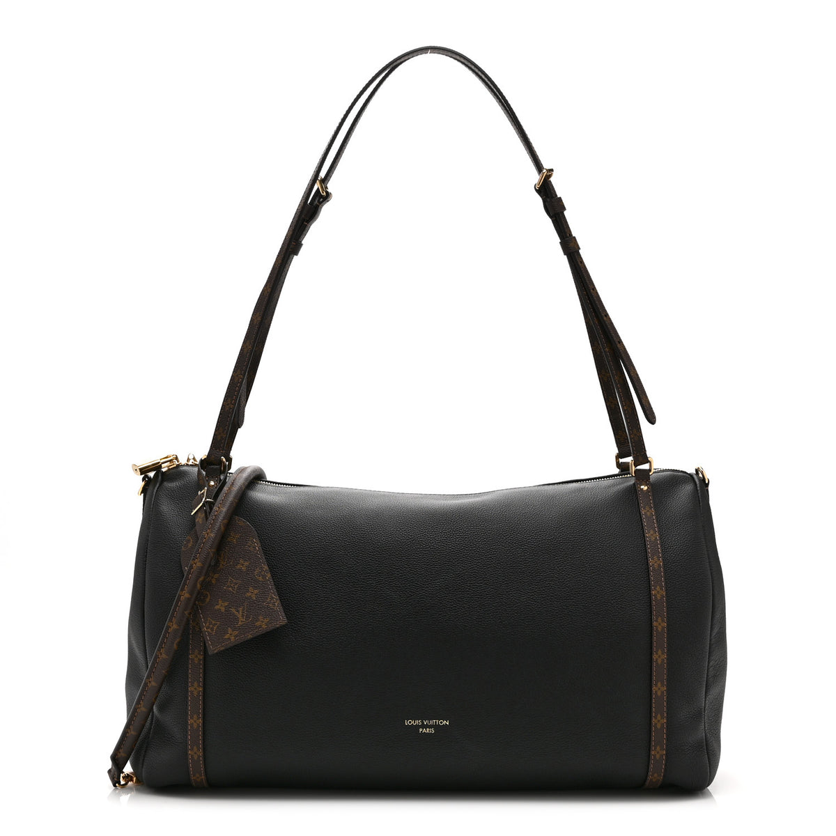 Grained Calfskin Monogram Express Travel Black