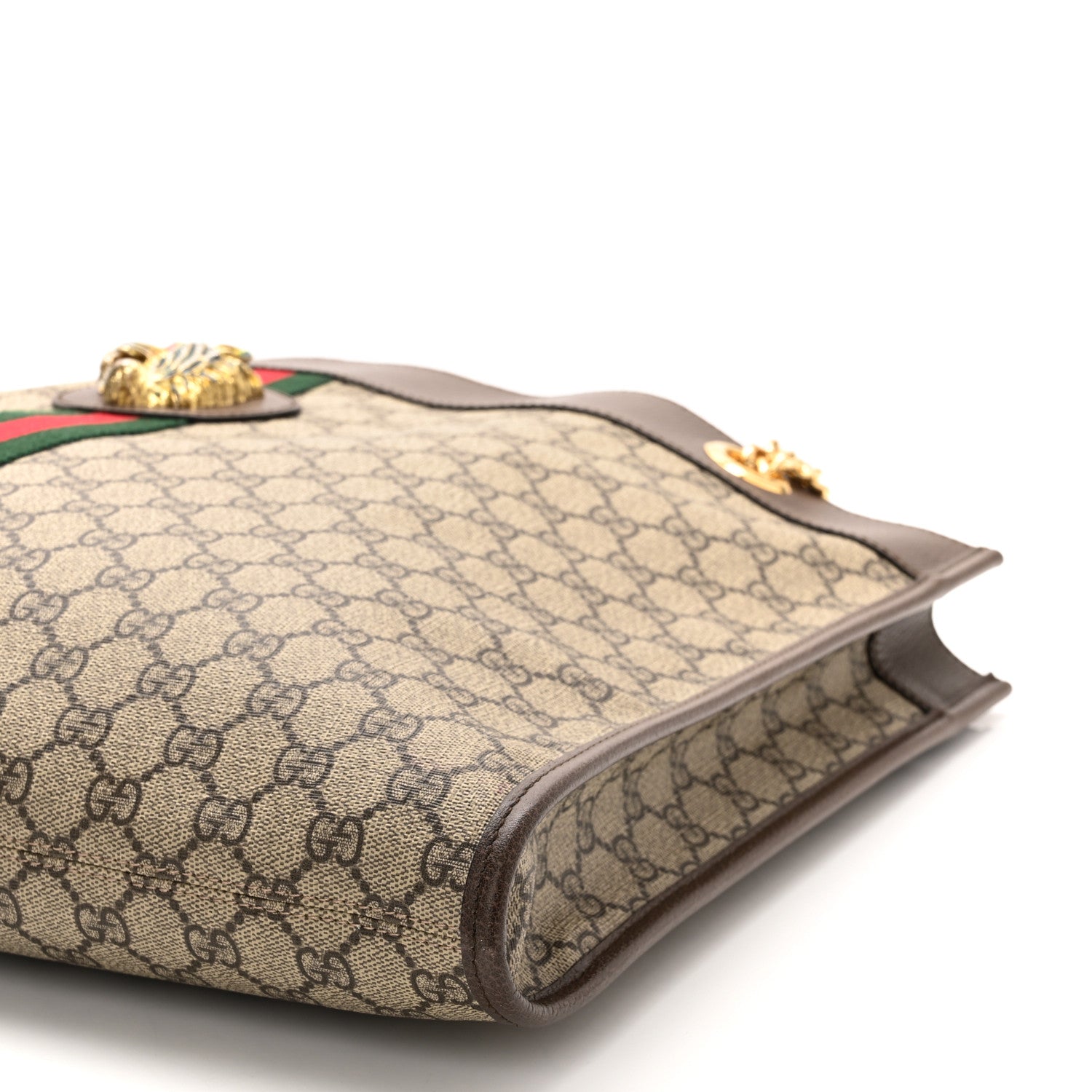 Gucci GG Supreme Monogram Large Rajah Chain Tote Beige New Acero 10 of 10