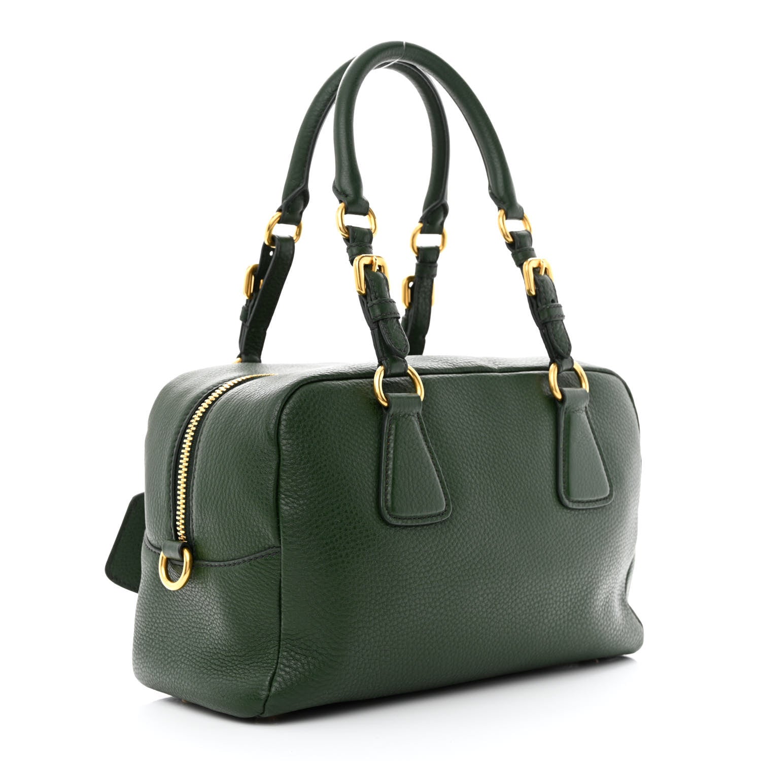Prada Vitello Daino Top Handle Tote Foresta 3 of 19