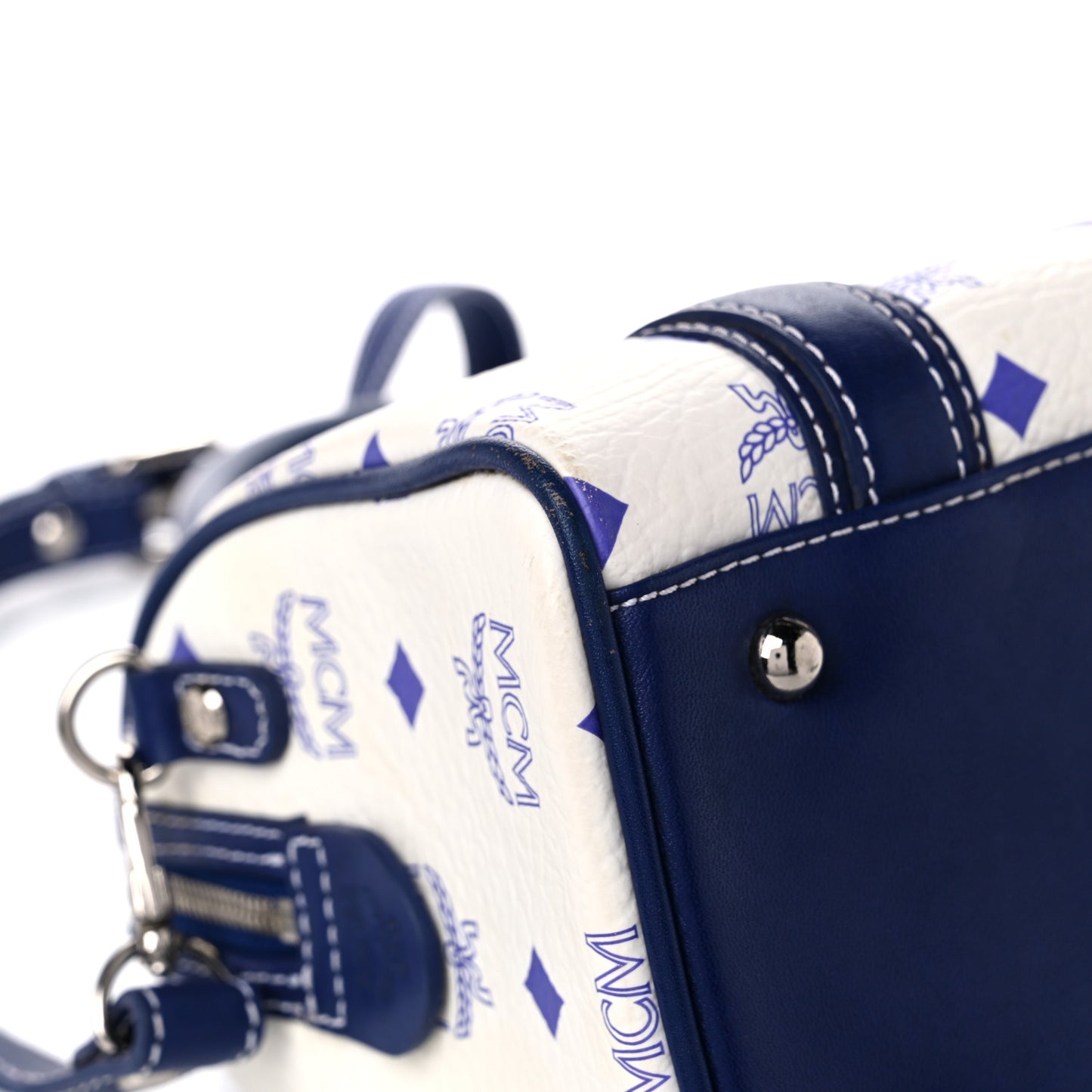 Visetos Boston Satchel Satchel White