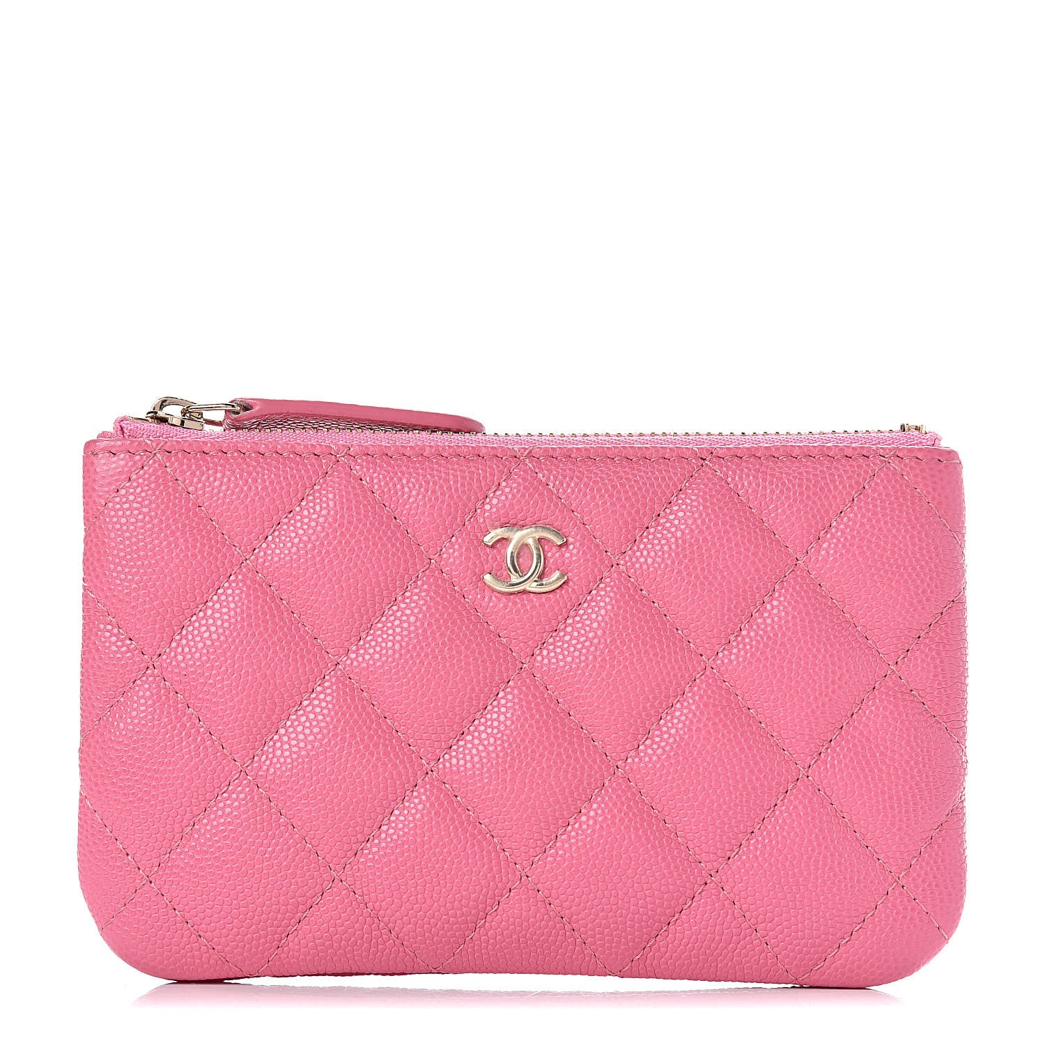 Chanel Caviar Quilted Small Cosmetic Case Pink 1 of 8