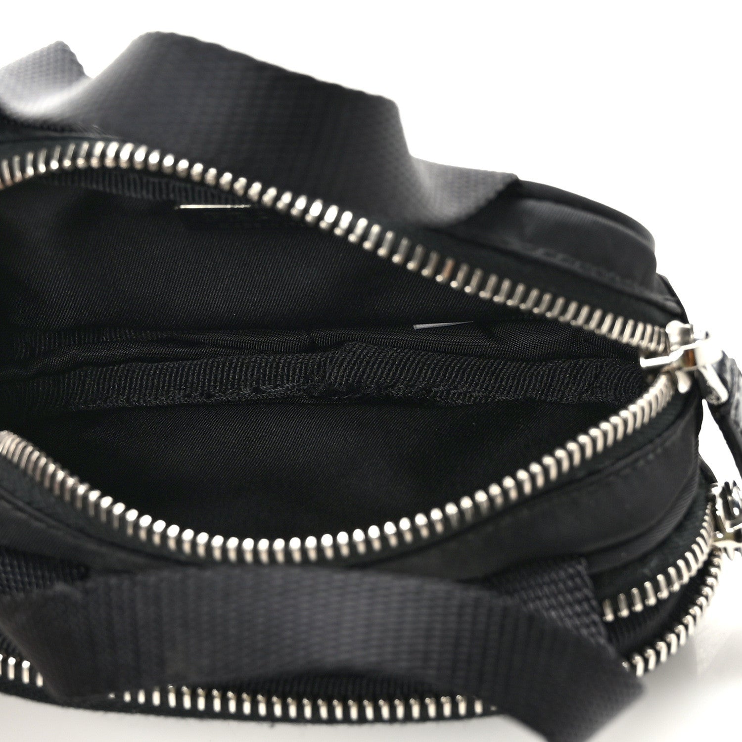 Prada Nylon Saffiano Mini Top Handle Bag Black 5 of 14