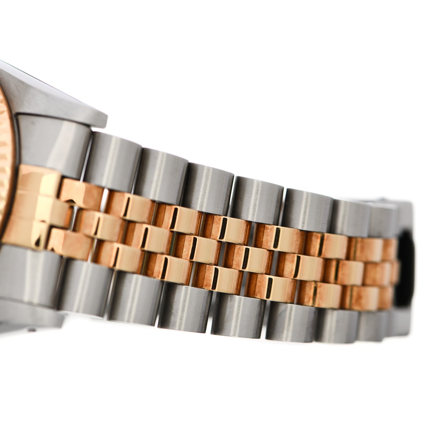 Stainless Steel 18K Yellow Gold 36mm Oyster Perpetual Datejust Watch Silver Roman 16233