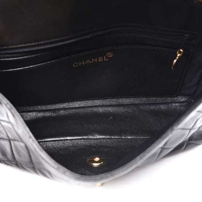 Chanel Lambskin Quilted Medium Single Flap Black 4 of 10