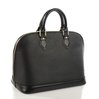 Louis Vuitton Epi Alma PM Black 3 of 7