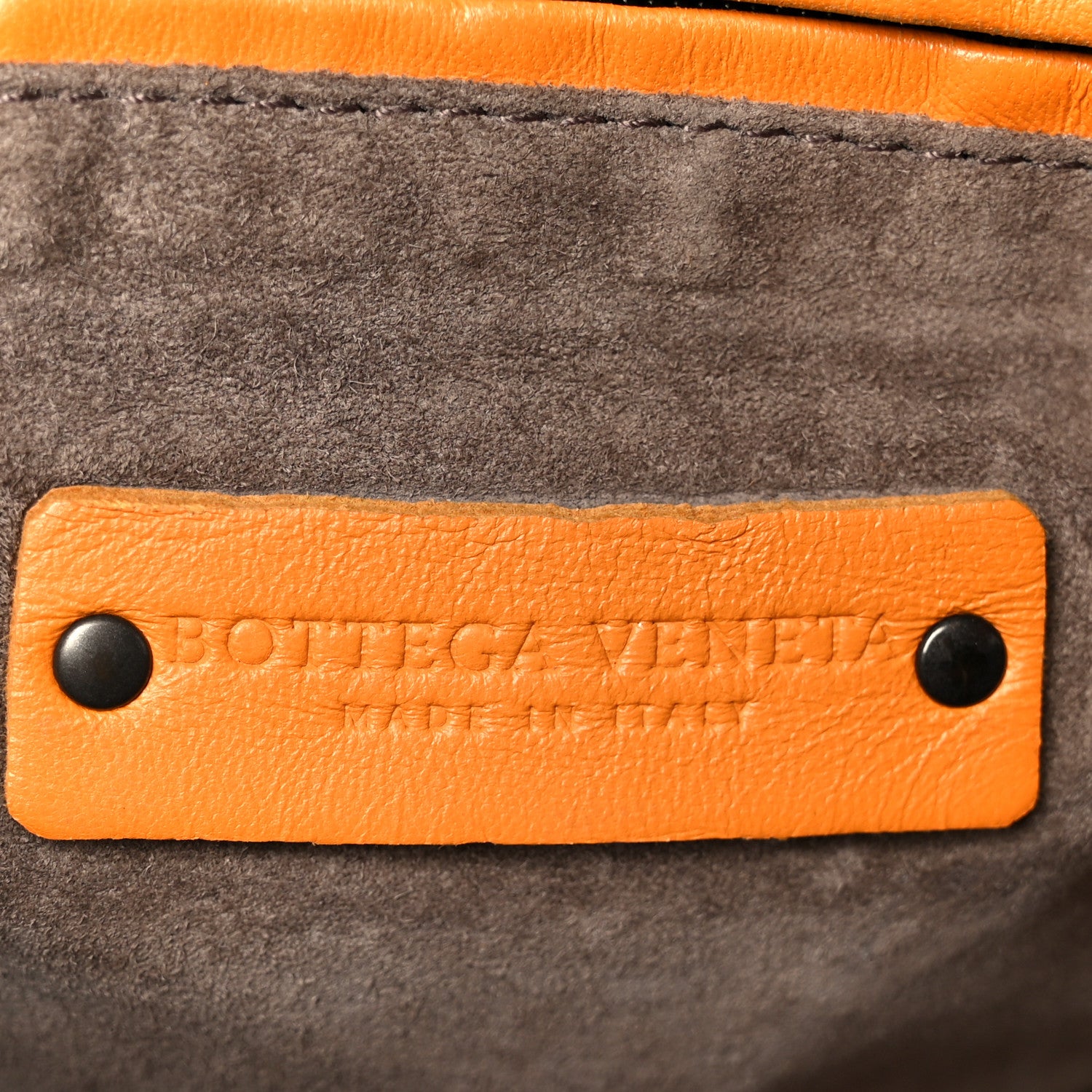 Bottega Veneta Nappa Intrecciato Nodini Crossbody Messenger Orange 6 of 11
