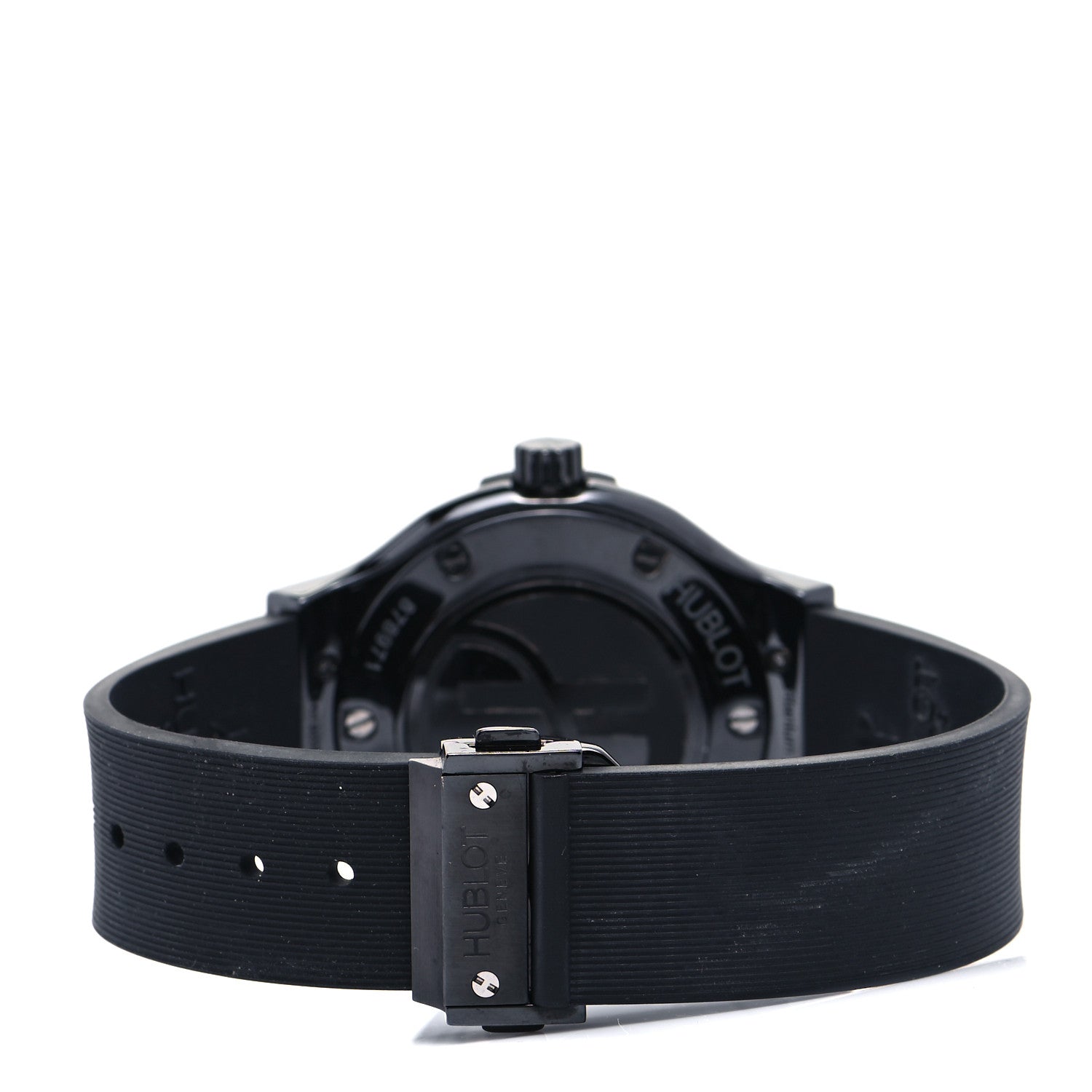 Hublot Titanium Ceramic Rubber 38mm Classic Fusion Quartz Watch Black 561.CM.1770.RX 3 of 4
