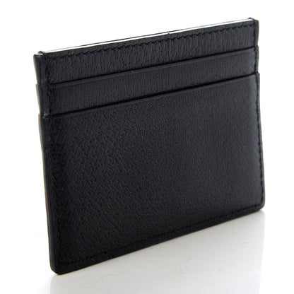 Gucci Pebbled Calfskin Animalier Card Holder Black 4 of 7