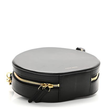 Mansur Gavriel Calfskin Circle Crossbody Bag Black 4 of 10