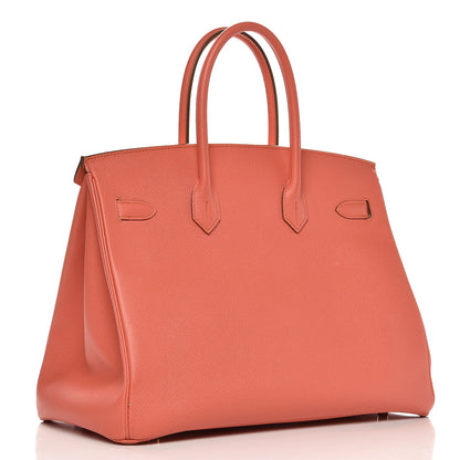 Hermes Epsom Birkin 35 Flamingo 3 of 37