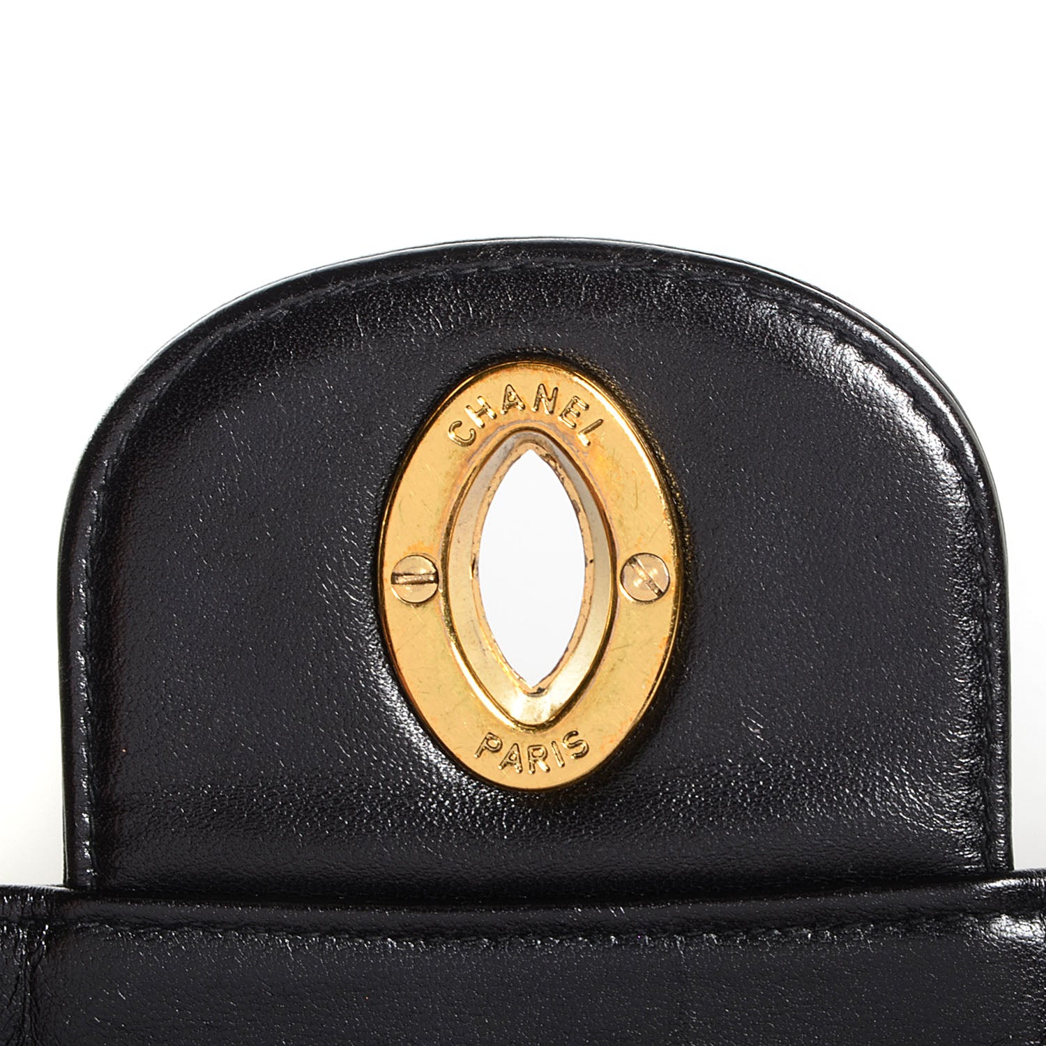 Chanel Lambskin Vertical Quilt Jumbo Flap Black 8 of 8