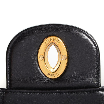 Chanel Lambskin Vertical Quilt Jumbo Flap Black 8 of 8
