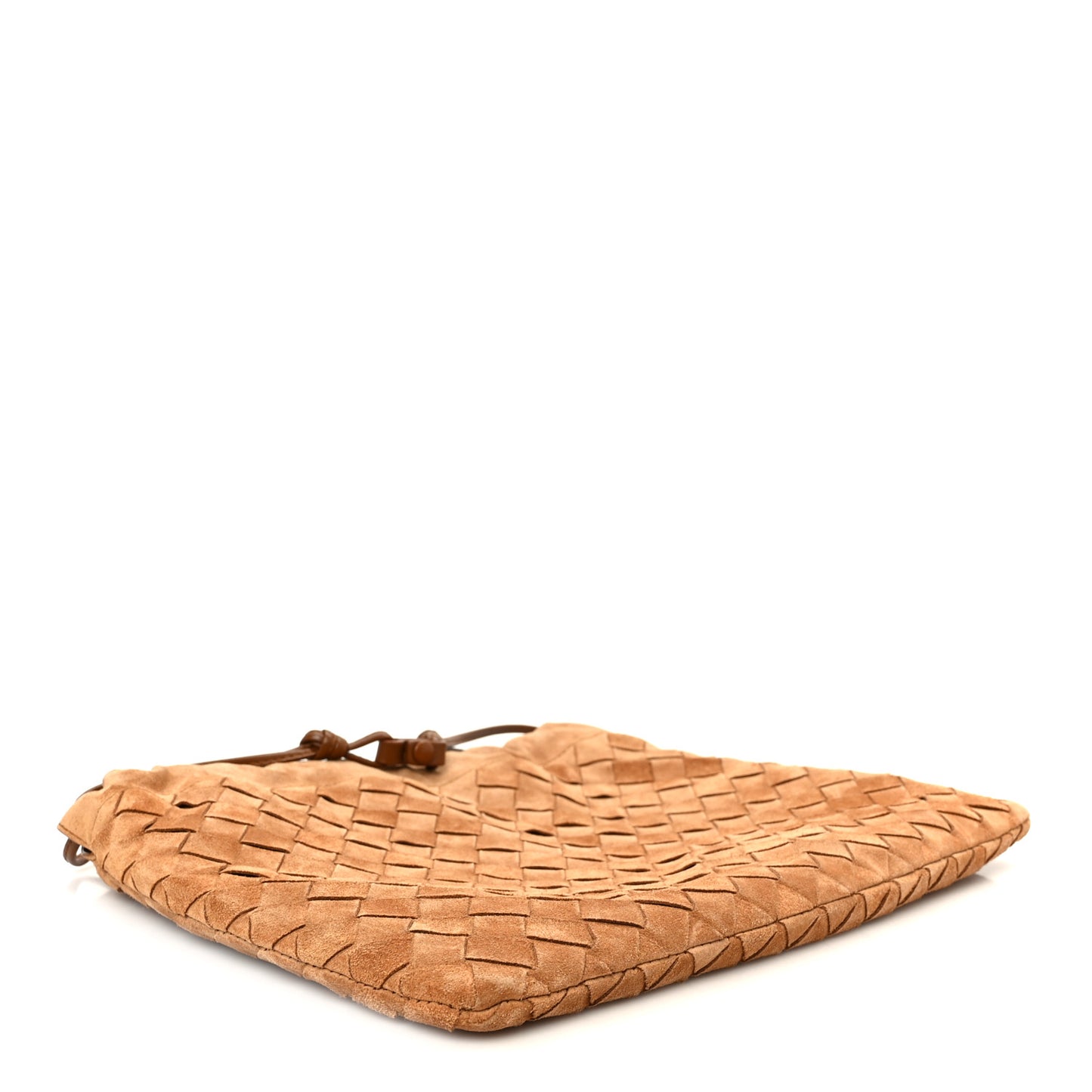Suede Calfskin Intrecciato Dustbag Brown
