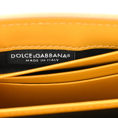Dolce & Gabbana Smooth Calfskin Devotion Envelope Phone Bag Senape 6 of 13