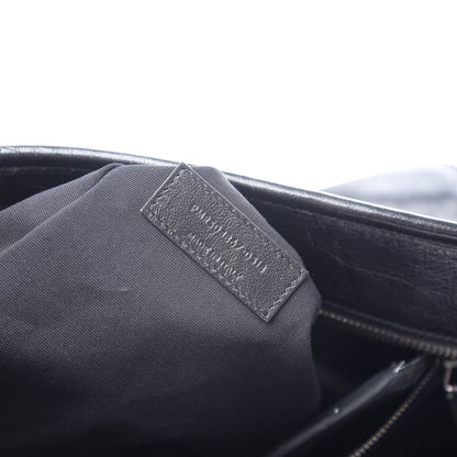 Saint Laurent Crinkled Calfskin Matelasse Monogram Large Niki Shopping Tote Bag Black 6 of 9