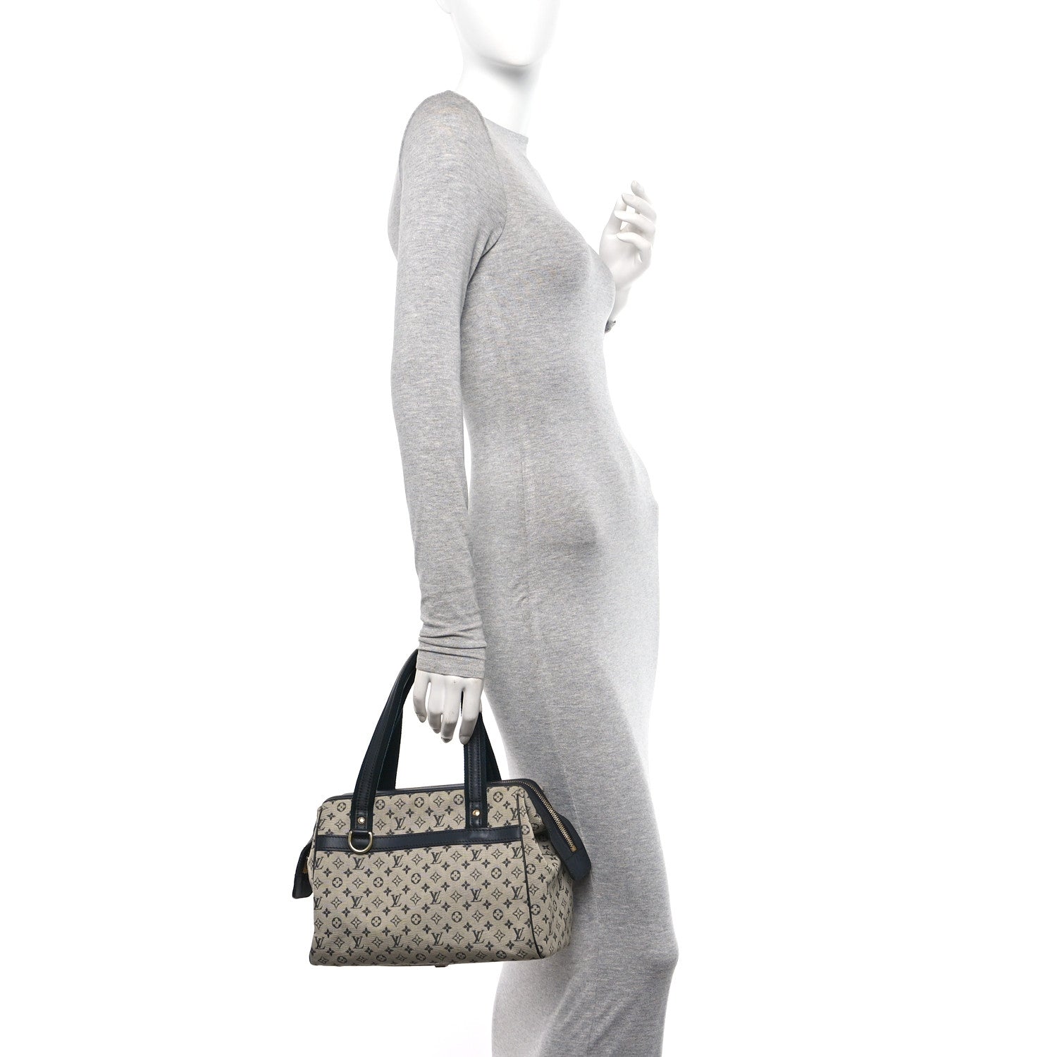 Louis Vuitton Mini Monogram Josephine PM Blue 2 of 11